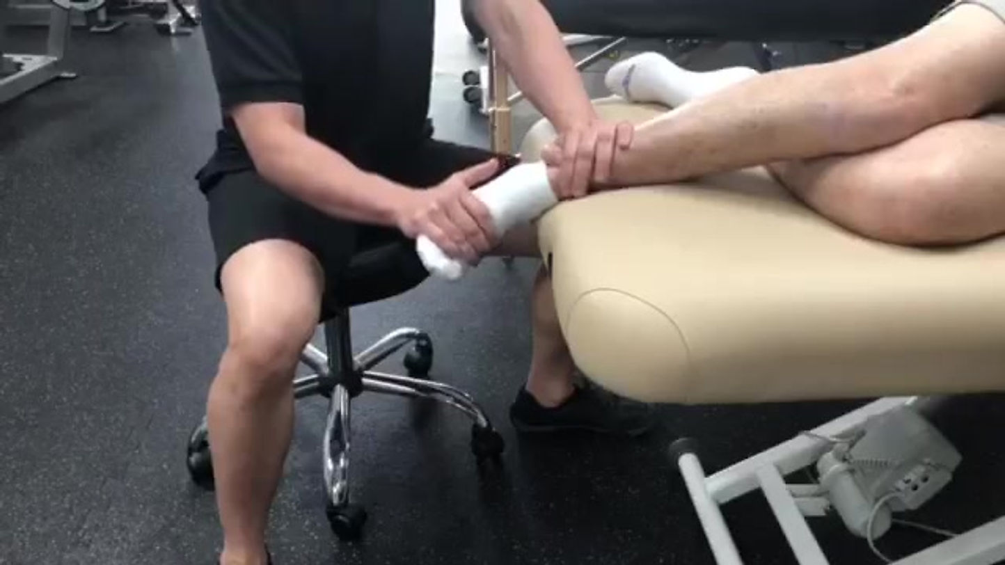92 year old working on foot and ankle strength